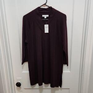 NWT J. Jill Pure Jill Affinity French Terry Tunic Top Size Medium